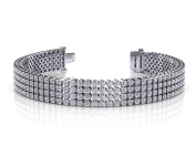 Four Row Diamond Bracelet