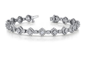Spotlight Princess Cut Diamond Bracelet edit