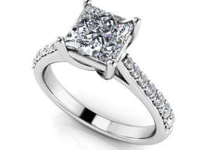 Timeless Princess Cut Engagement Ring